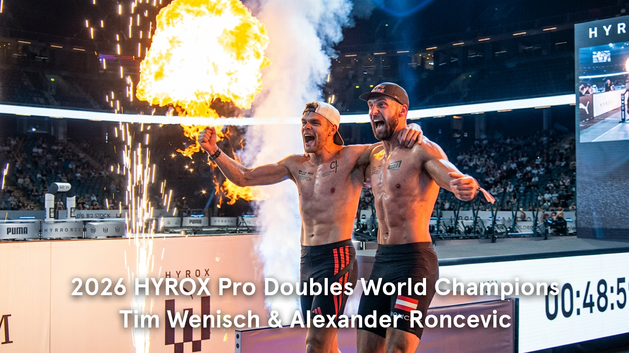 Congratulations 2026 Mens Hyrox Elite 15 Pro Doubles World Champions