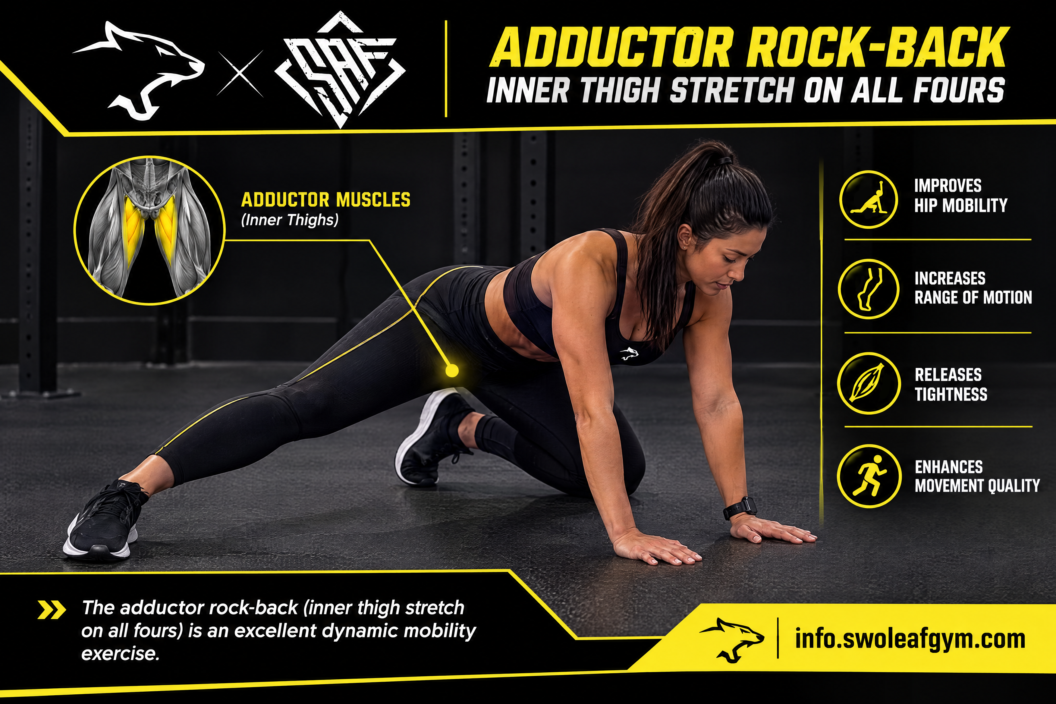 Adductor Roll back infographic