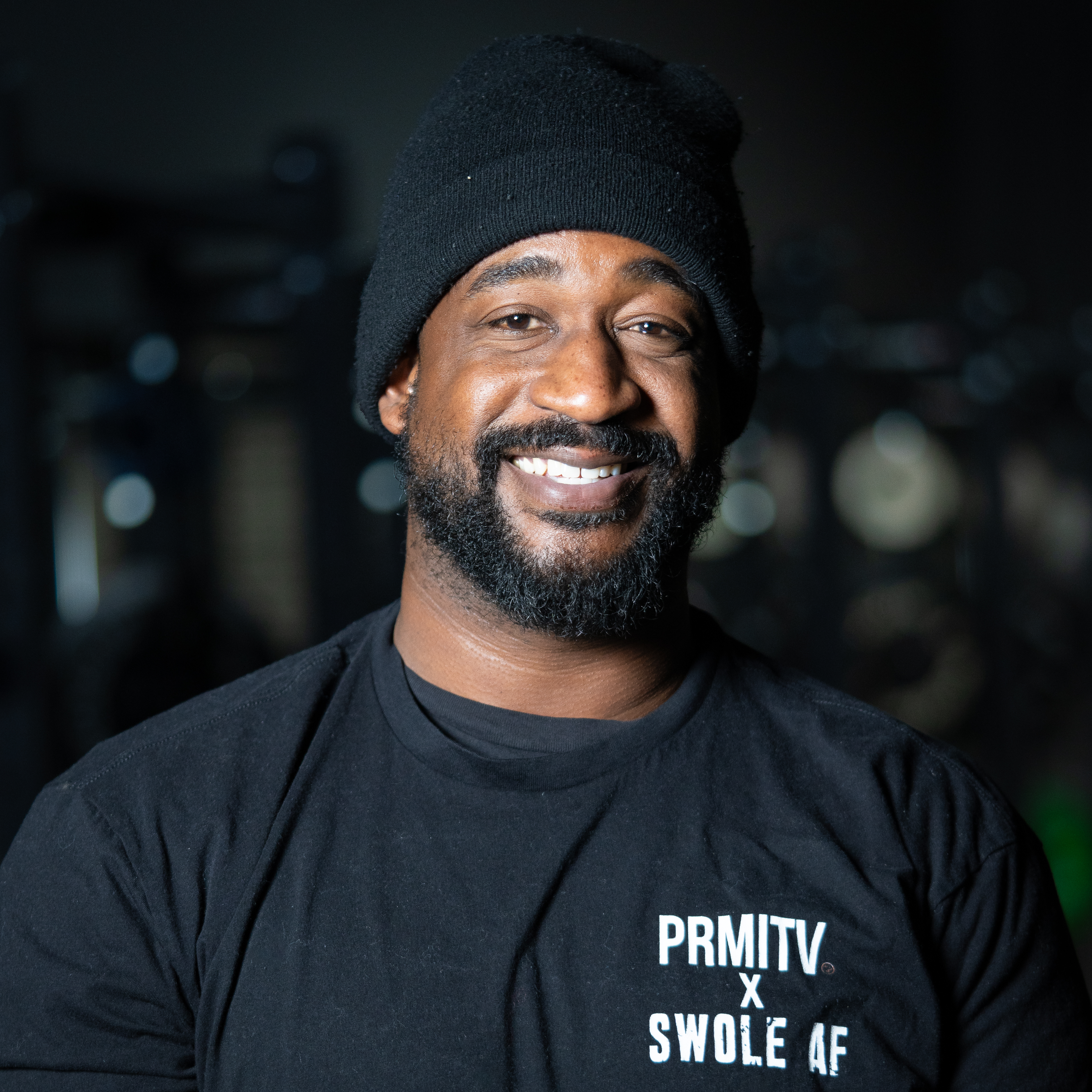 Ran McQuater Coach at Primitive x Swole AF gym in Gardena