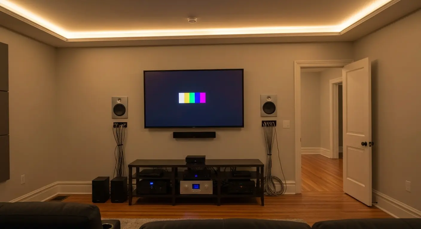Home theater installation
