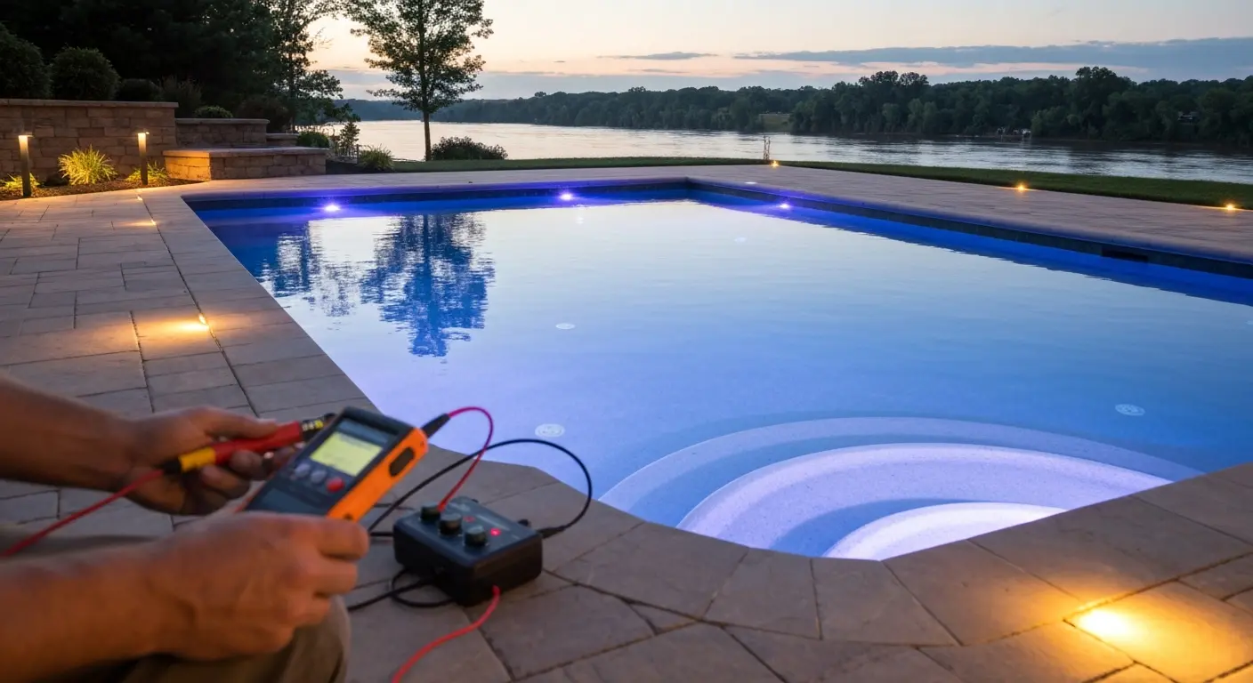 Pool lighting project