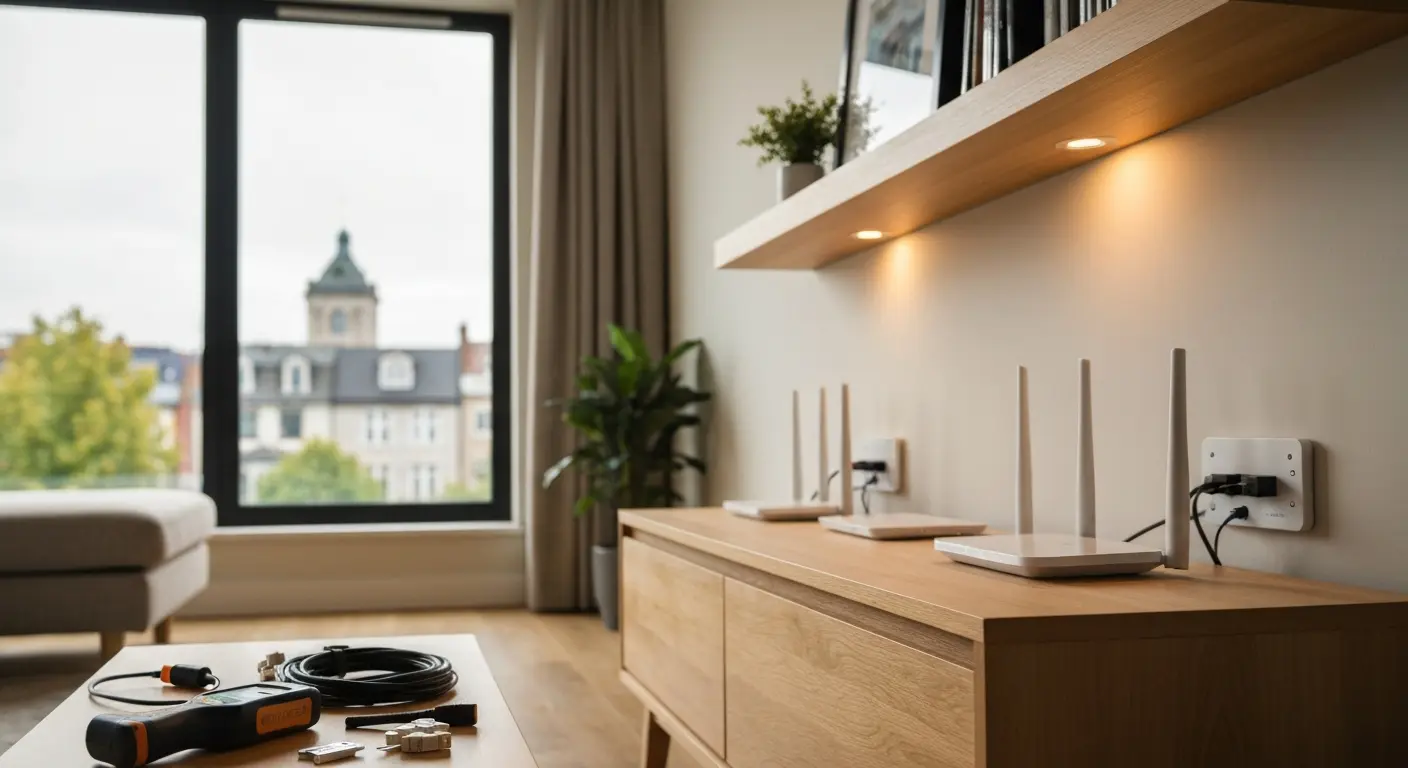 Mesh Wi-Fi system installation