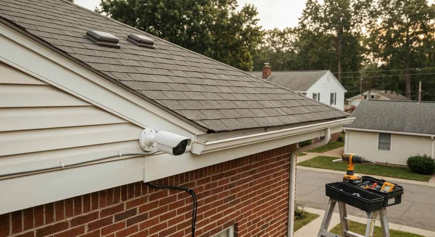 Security camera installation