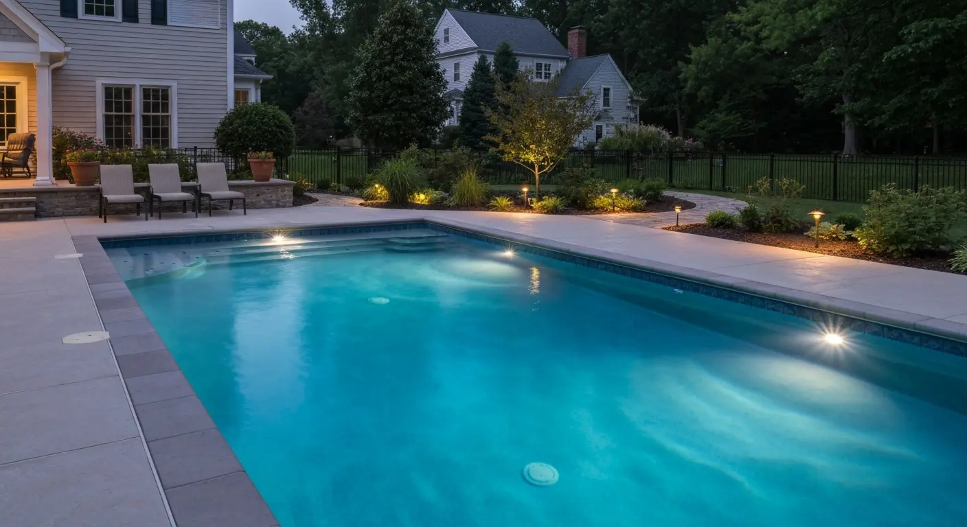 Pool lighting design
