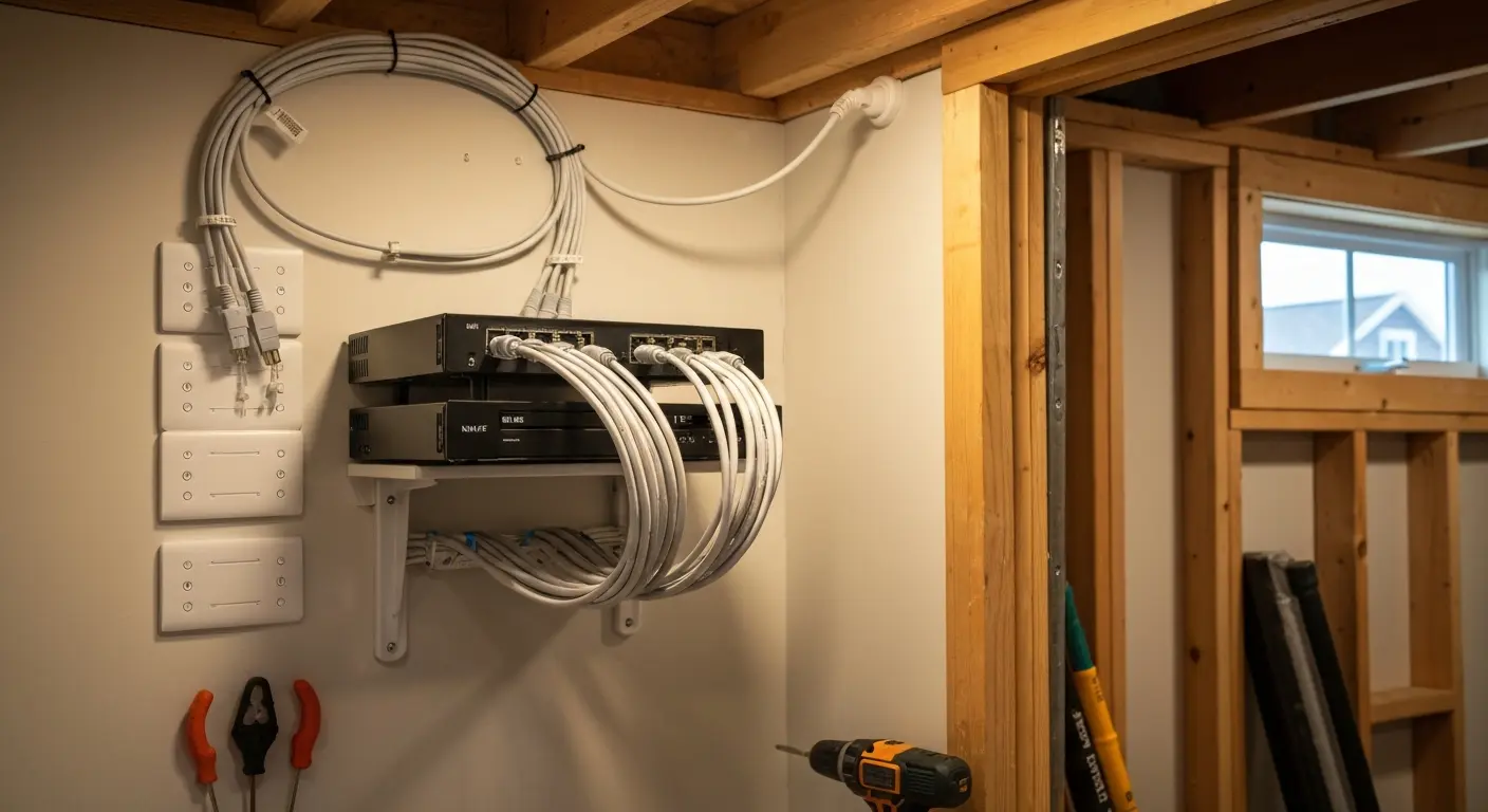 Wired NVR system installation