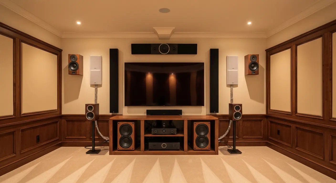 Home theater audio setup