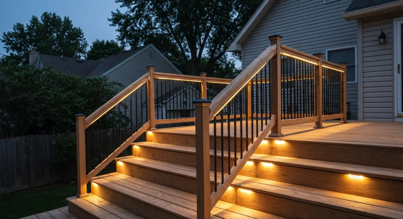 Deck lighting project