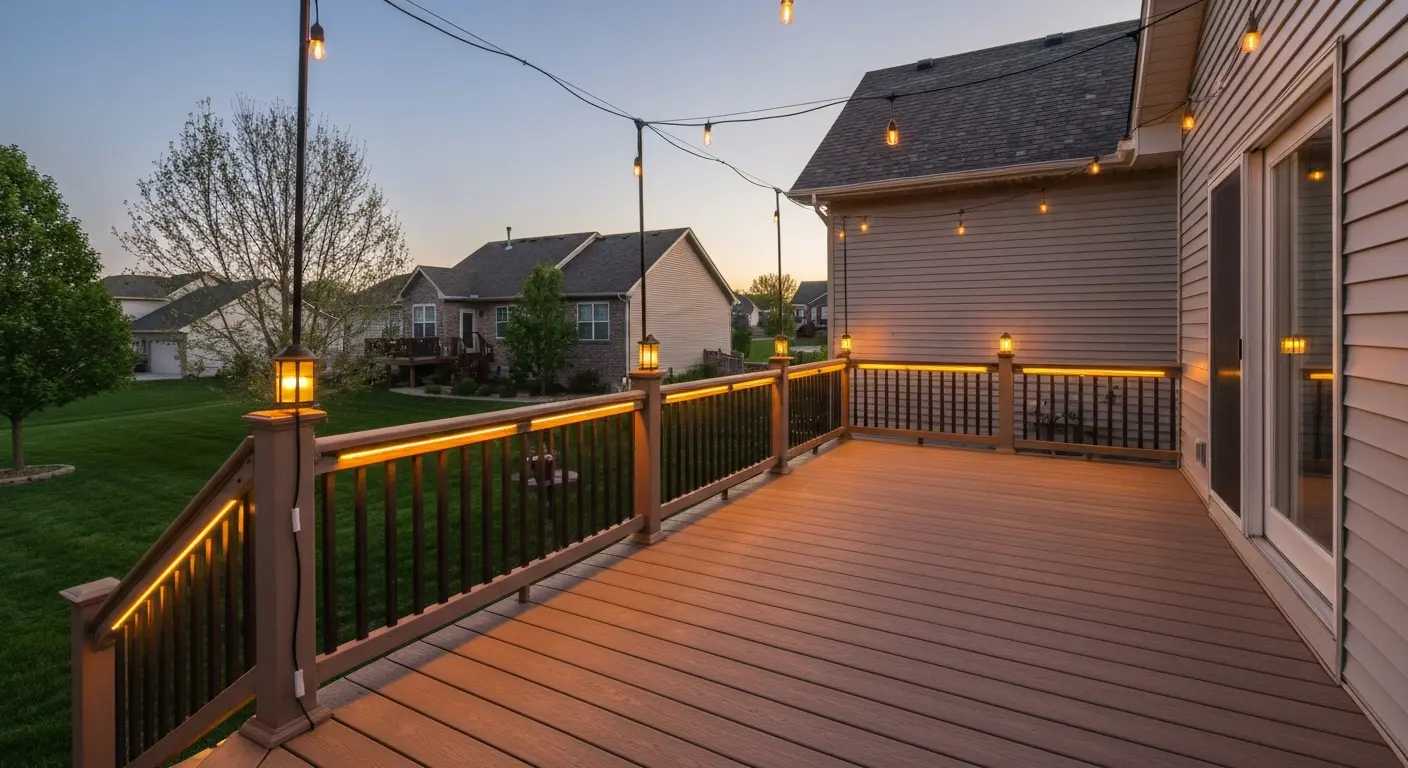 Deck and patio lighting