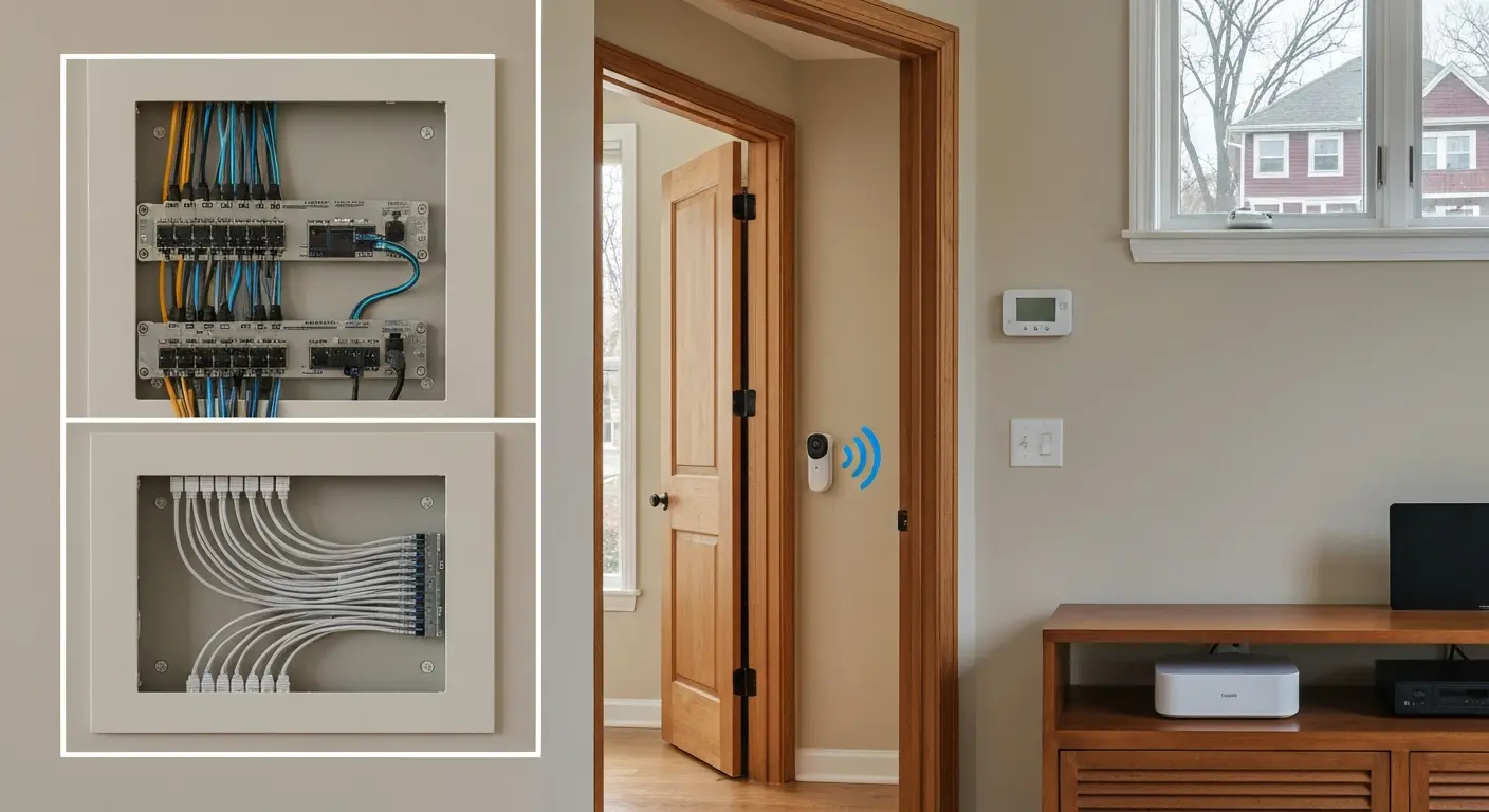 Smart home device network setup