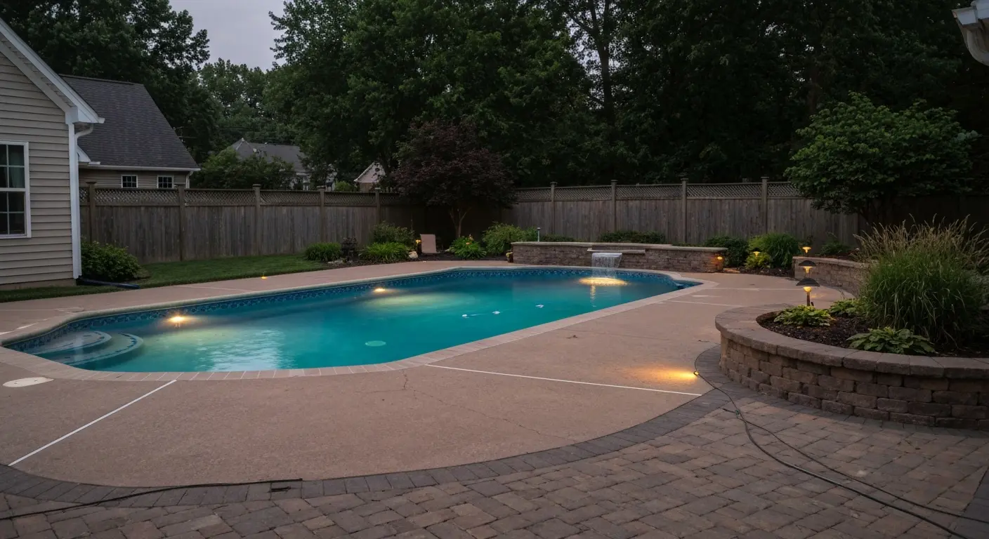 Pool lighting installation Batavia Ohio
