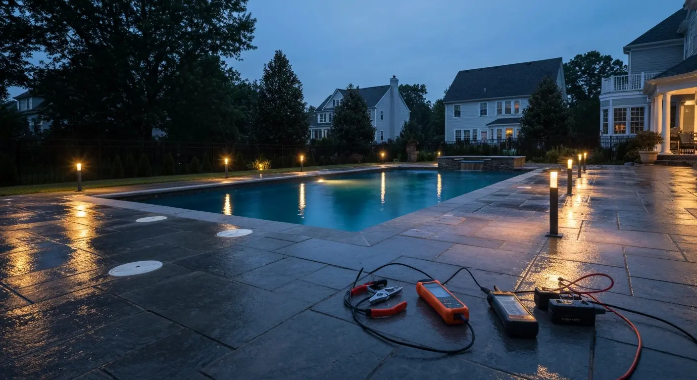 Pool lighting design
