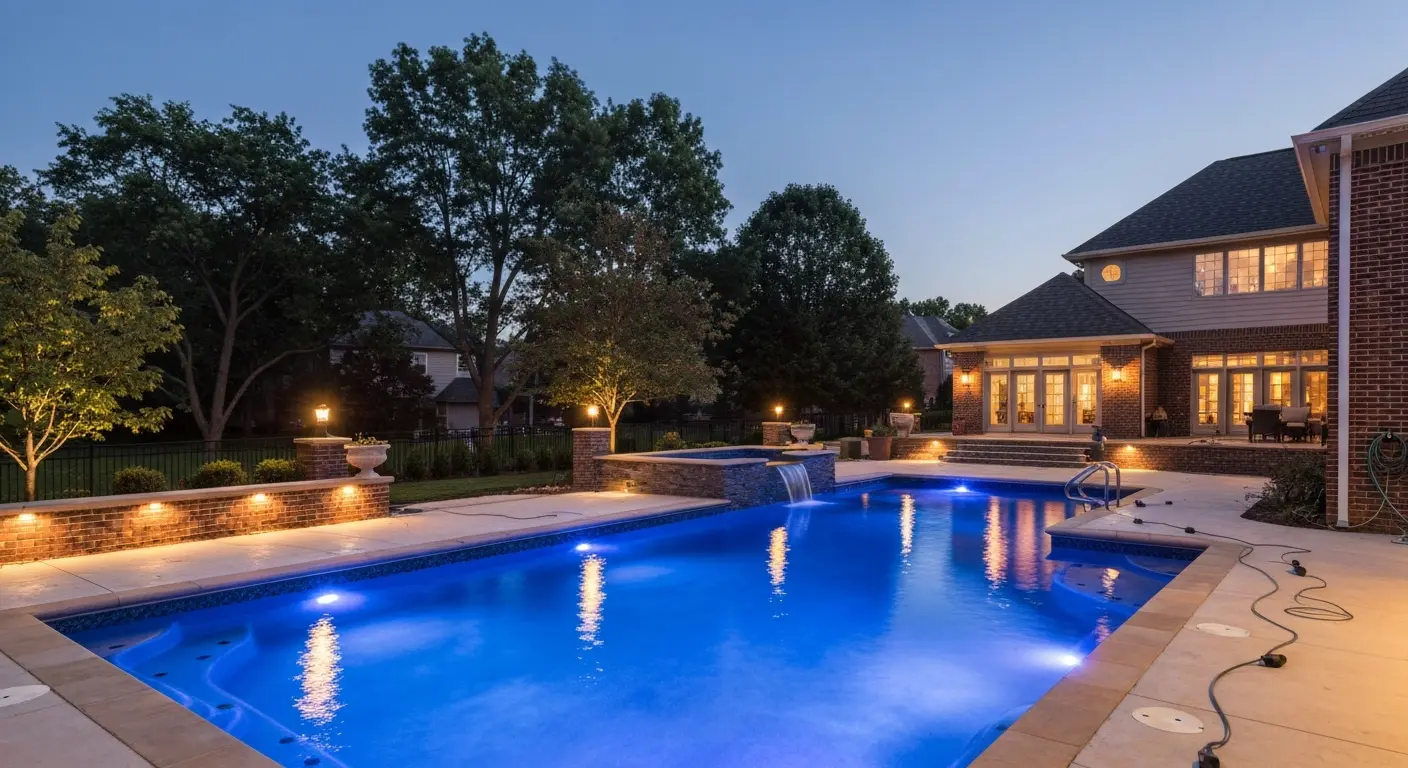 Pool and water feature lighting