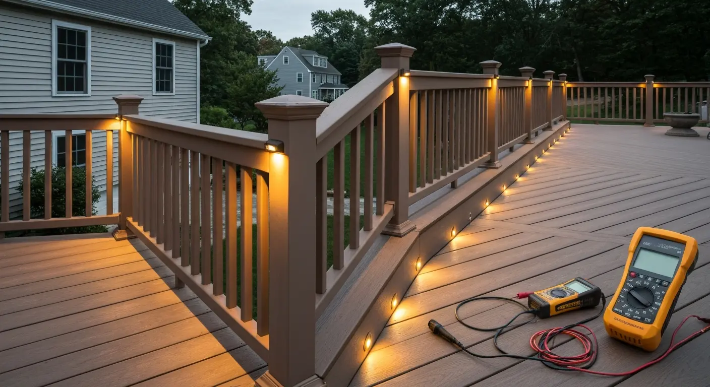 Deck lighting example