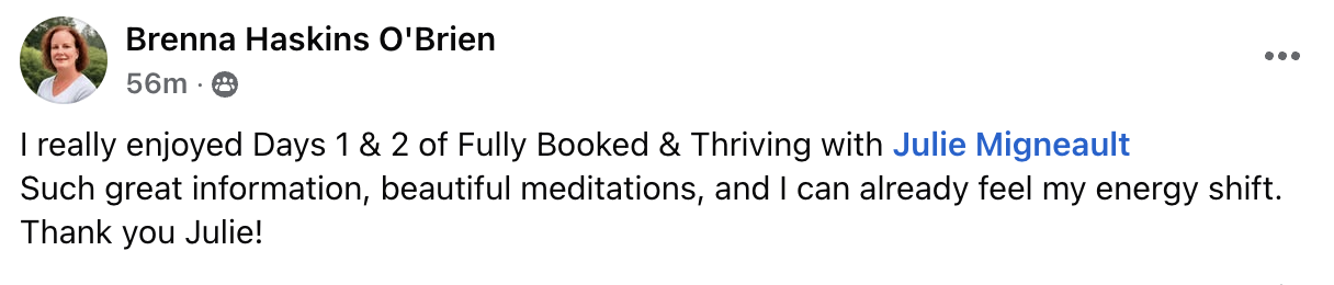 Testimonial from Brenna Haskins O'Brien