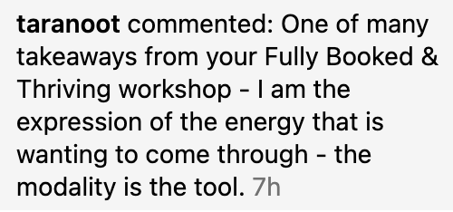 Testimonial from taranoot