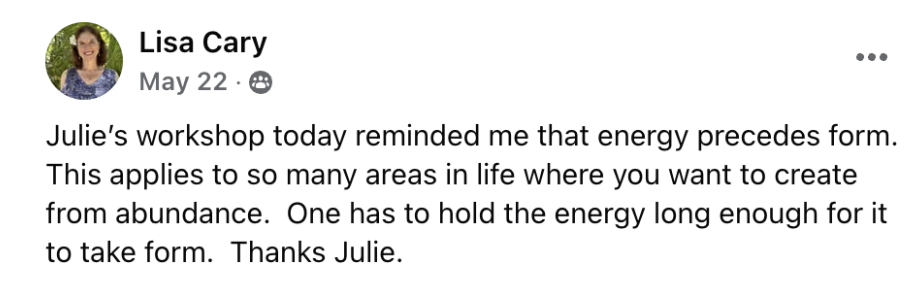 Testimonial from Lisa Cary