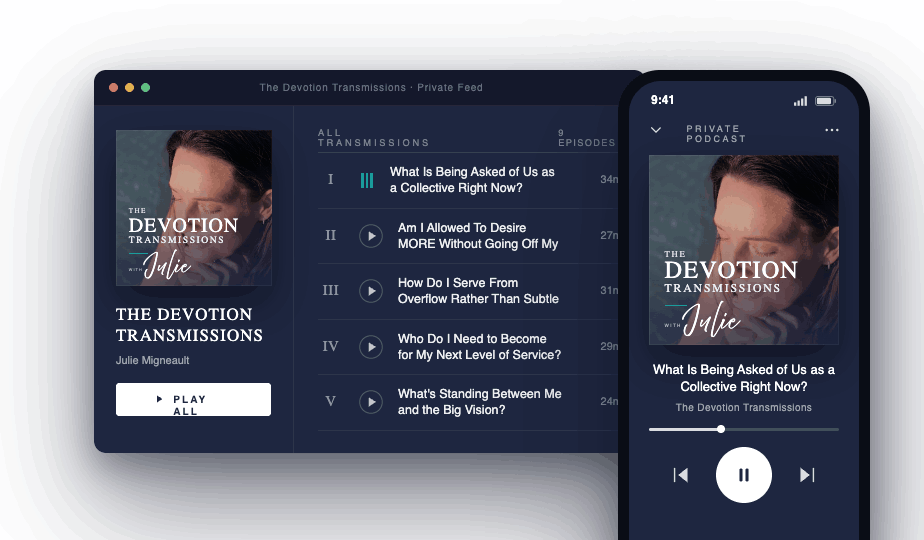 The Devotion Transmissions podcast