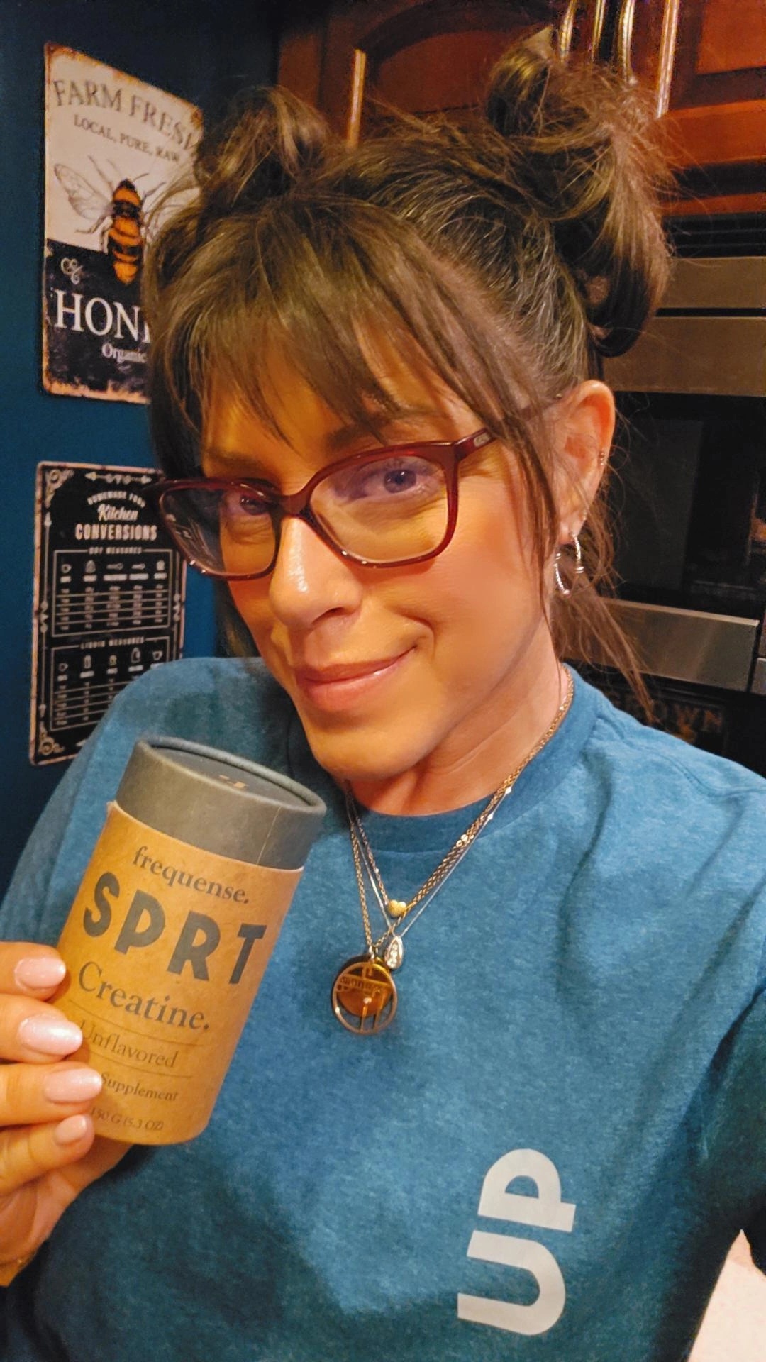 Tara with her favorite creatine