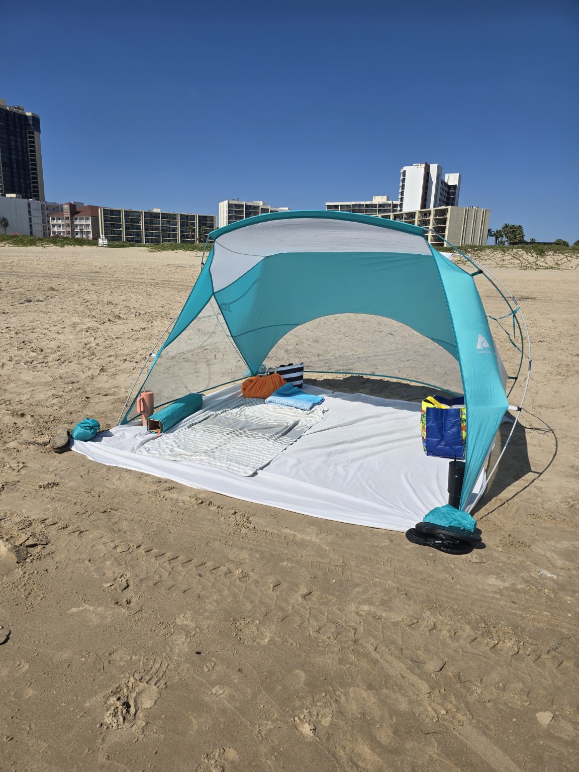 My beach office