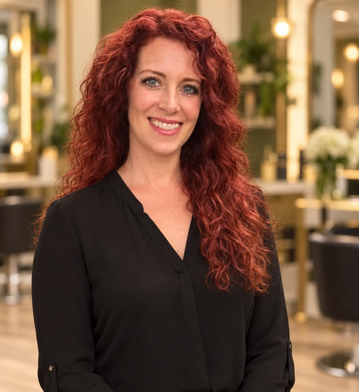 Paula Moore, hairstylist