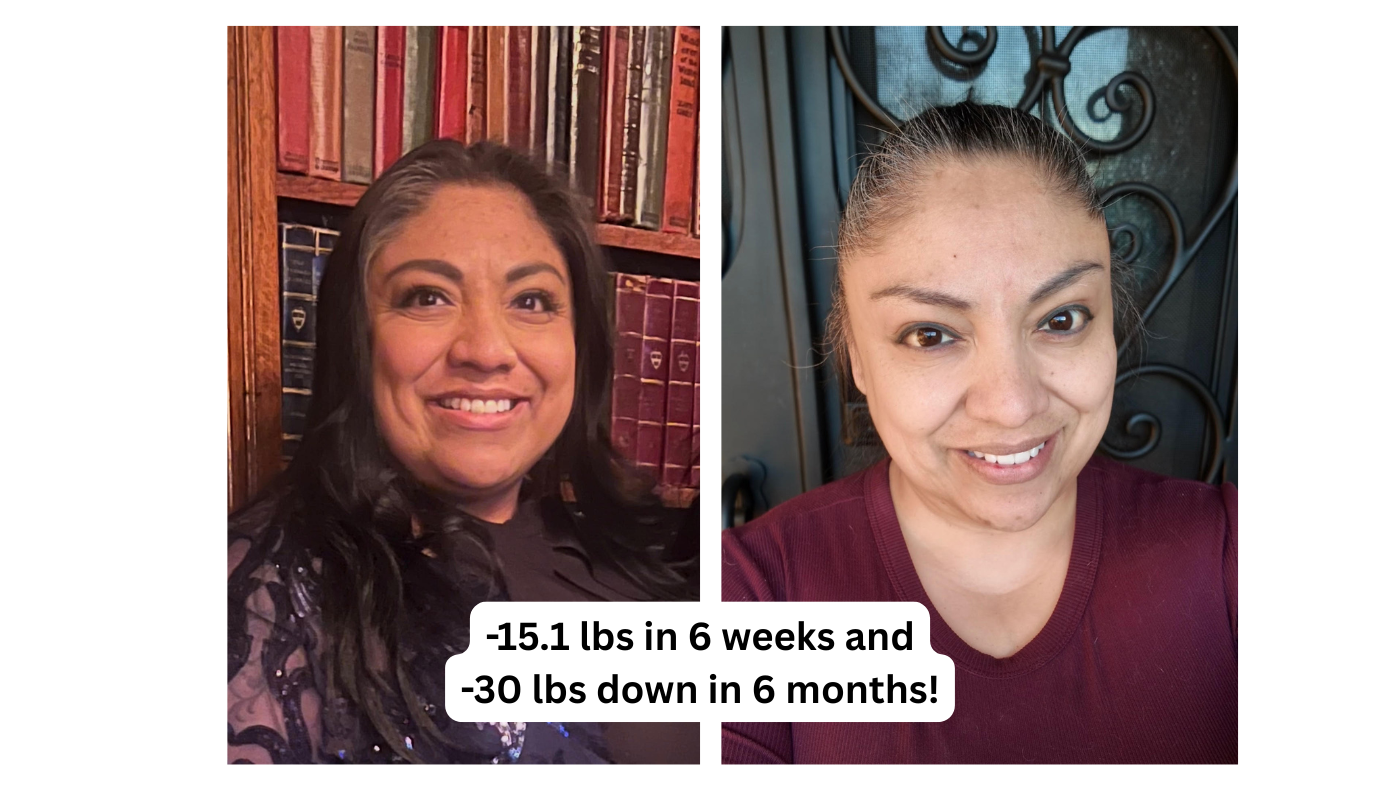 Isabel Martinez before and after