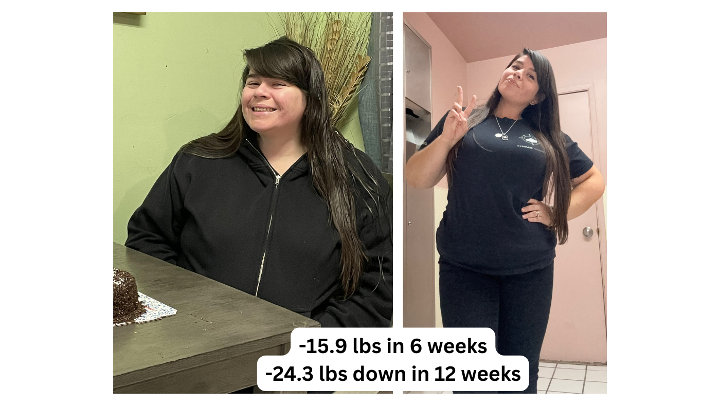 Jessica Tello before and after