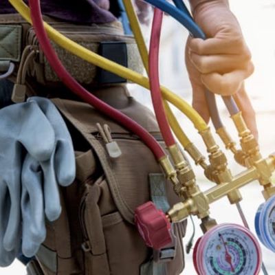 Emergency 24 HR. AC unit repair tools - Tigges Comfort Services
