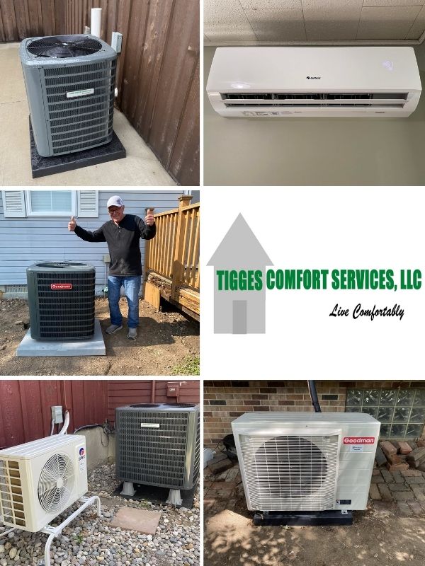 Air Conditioning Options Installed by Tigges Comfort Services