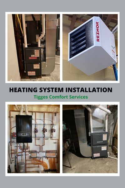Heating System Installation Options - Tigges Comfort Ser