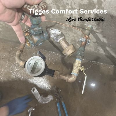Water Valve Replacement - Tigges Comfort Services