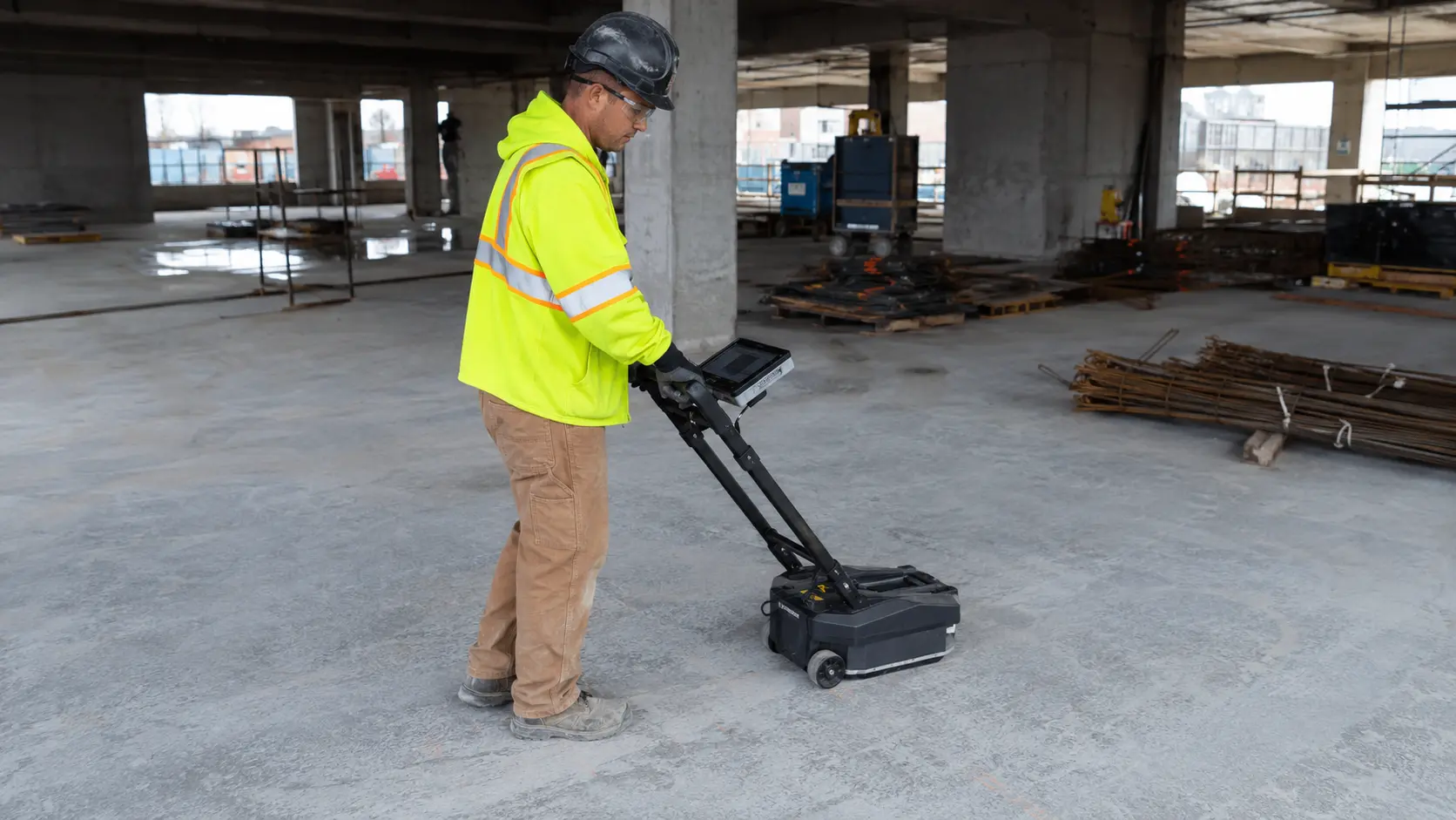 Ground penetrating radar concrete scanning in Calgary