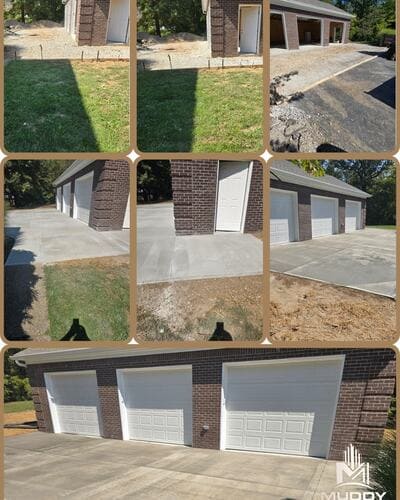 Concrete driveways in Oldham county