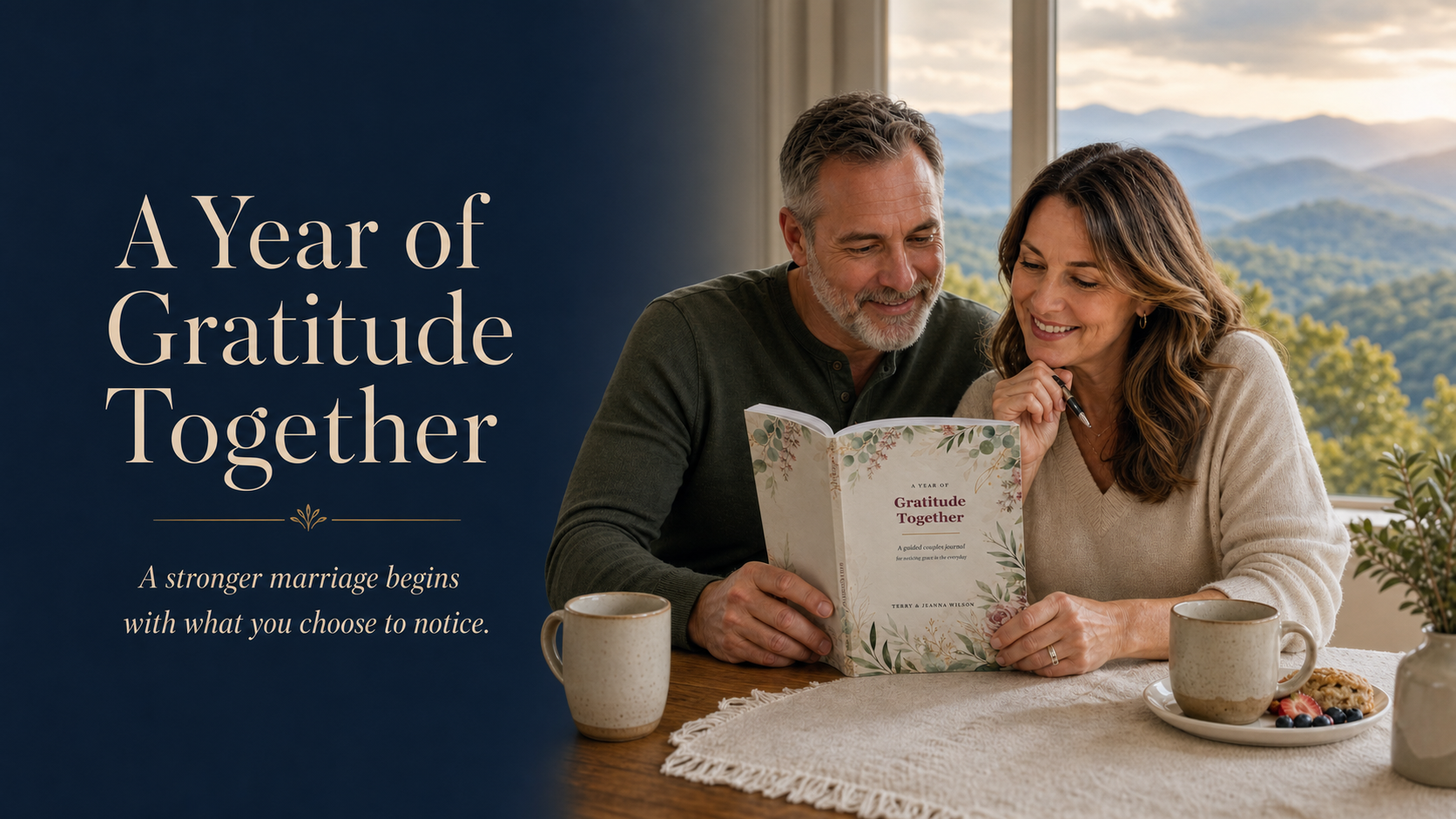 A Year of Gratitude Together couples journal by Terry and Jeanna Wilson