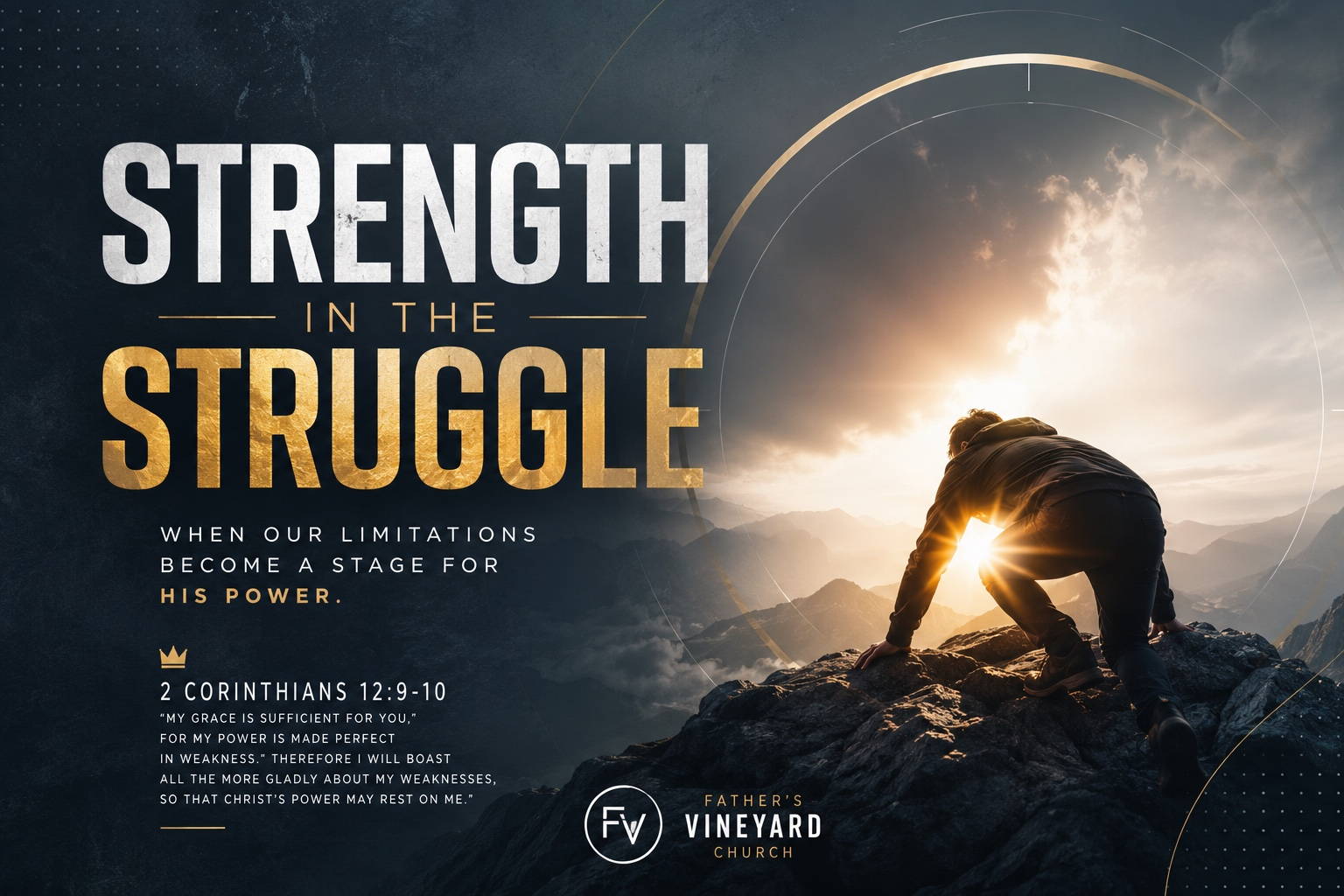 Strength in the Struggle teaching series artwork