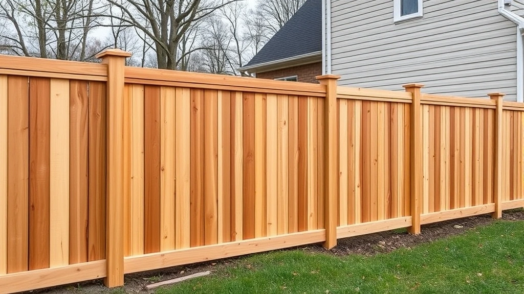 Horizontal wood fence installation project in Midlothian VA showcasing craftsmanship and design.