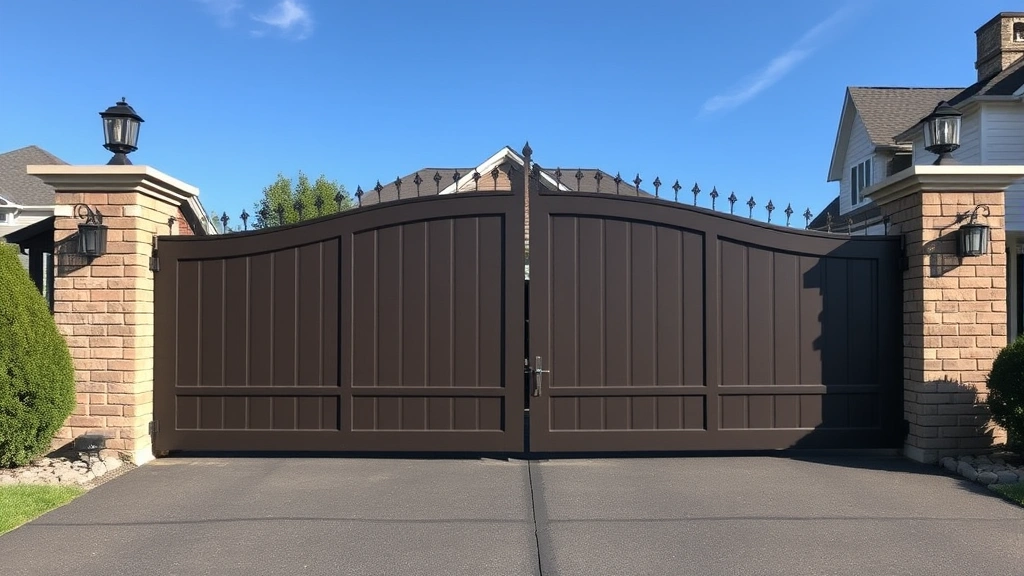 Driveway Gate Installation projects in Midlothian VA showcasing various designs and styles.