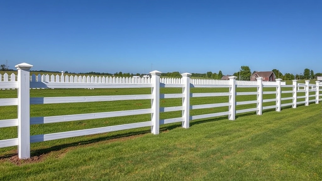 Fencing in Beaverdam, VA with wooden posts and wire mesh in a rural landscape.