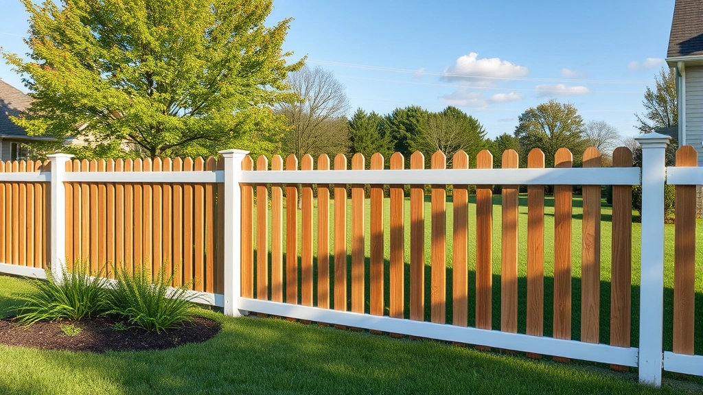Fencing in Chesterfield VA showcasing various styles and materials in a residential setting.