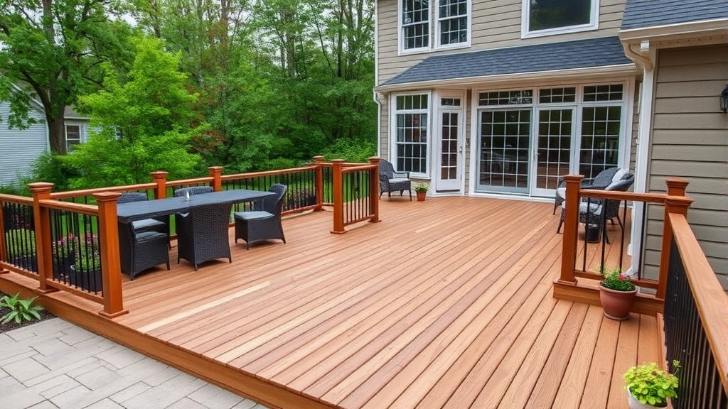 Deck Installation projects in Midlothian VA showcasing various styles and designs for outdoor spaces.