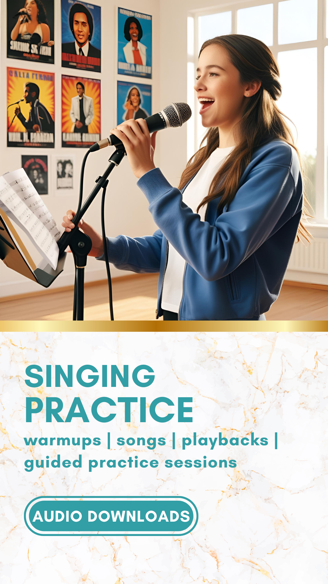 Audio downloads cover