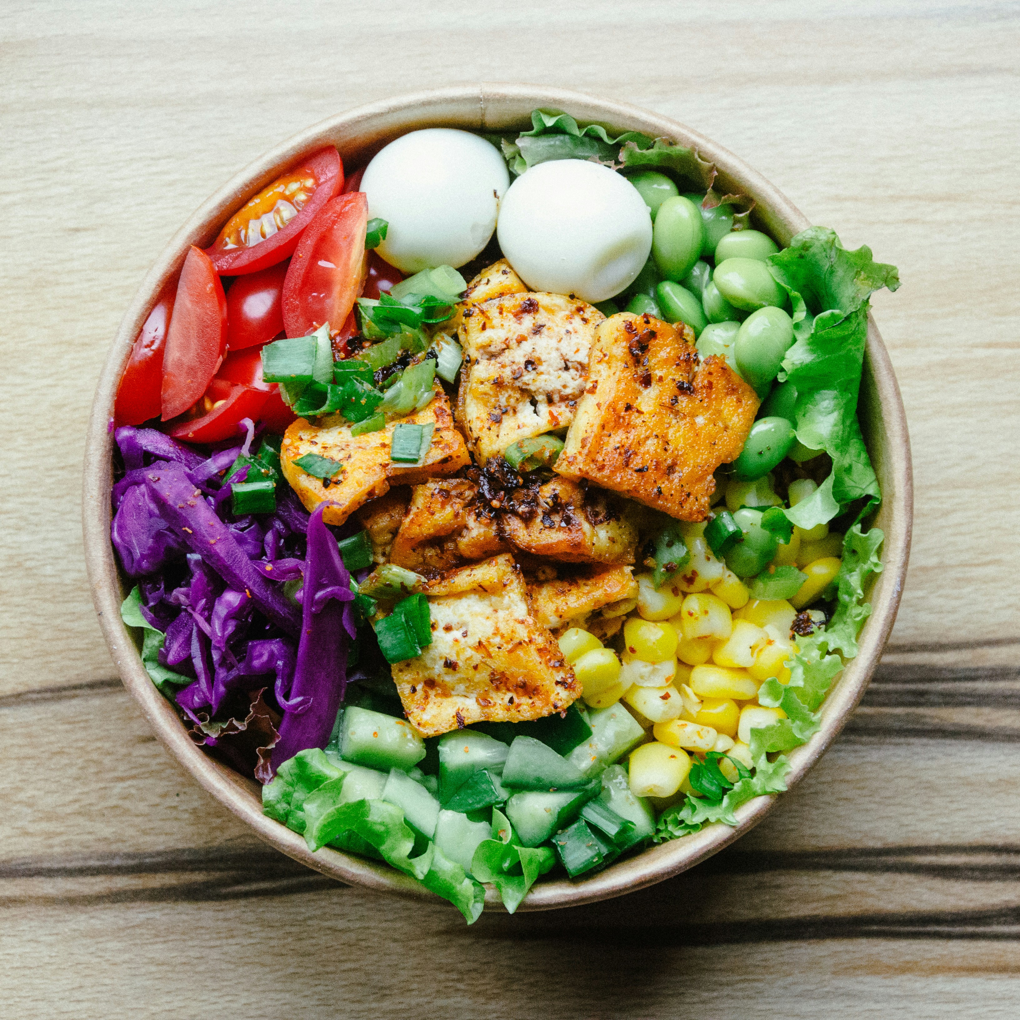 Post-workout plate of eggs, edamame, tofu and vegetables for muscle recovery. Melanie Lansdown Nutrition. Post-workout plate of eggs, edamame, tofu and vegetables for muscle recovery. Melanie Lansdown Nutrition.