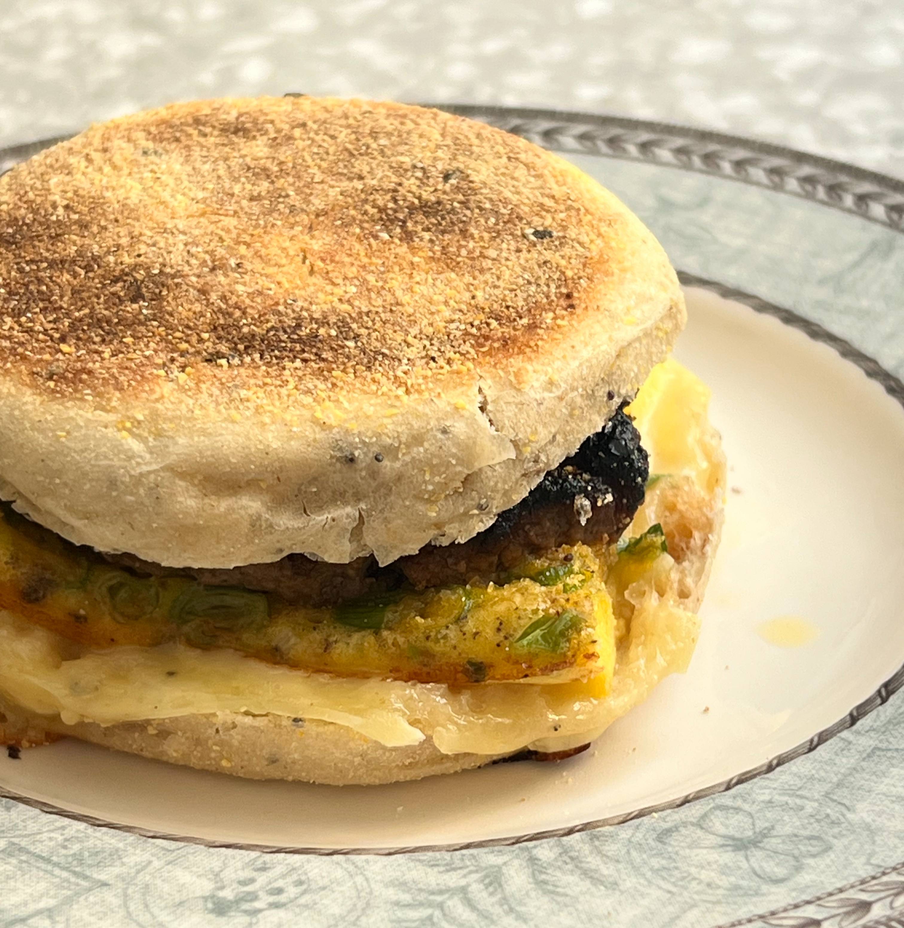 high iron breakfast muffin