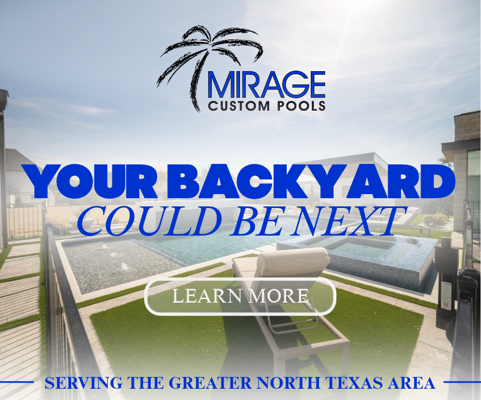Online ad for Mirage Custom Pools