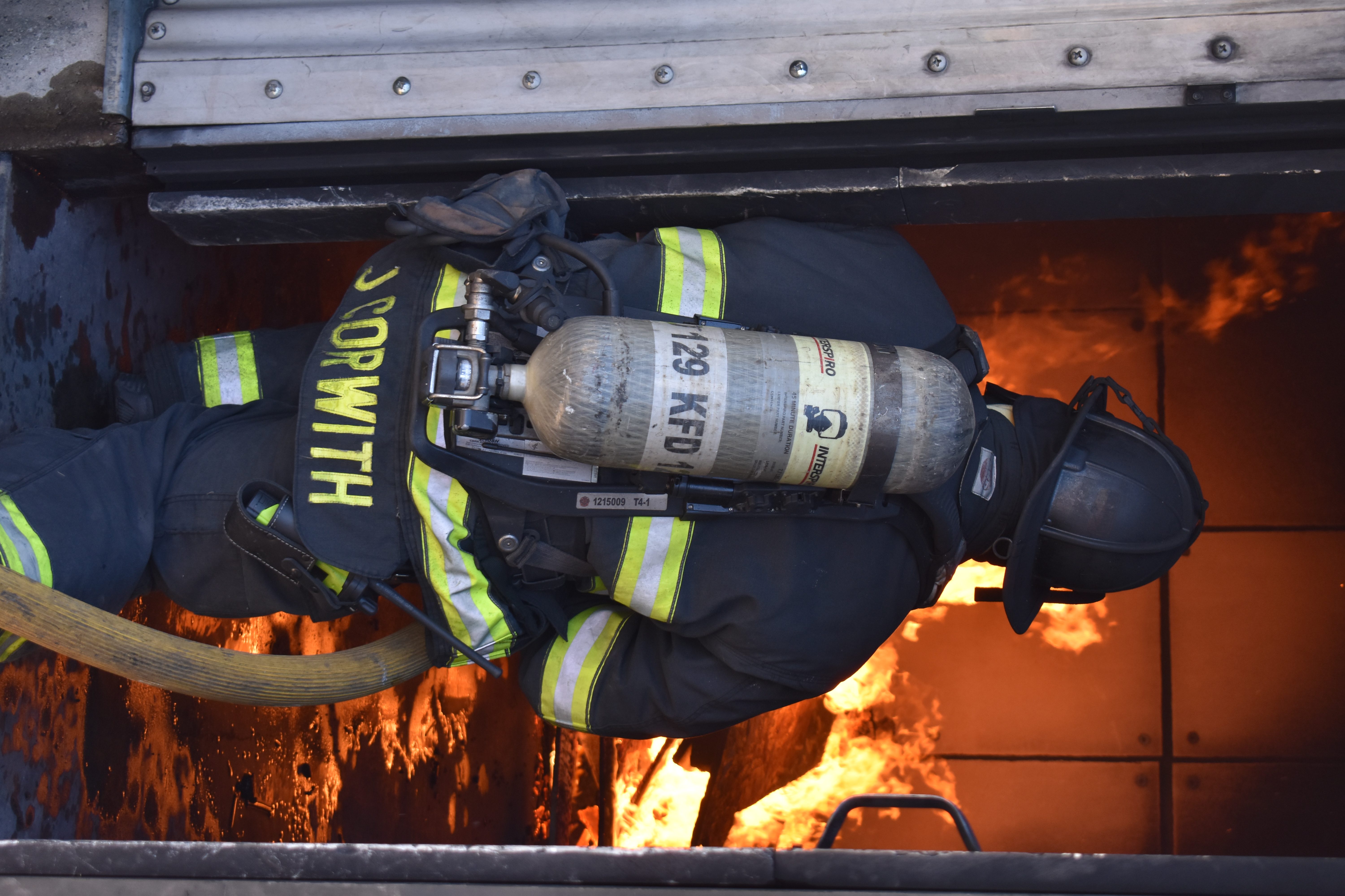 Kenosha Fire Department firefighters on duty, photographed by TMC Marketing