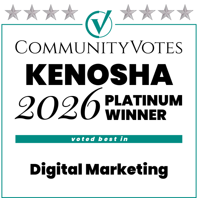 Kenosha Community Votes 2026 Platinum Award for Digital Marketing