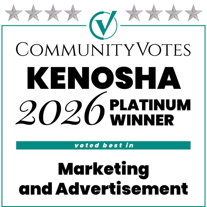 Kenosha Community Votes 2026 Platinum Award for Marketing and Advertisement