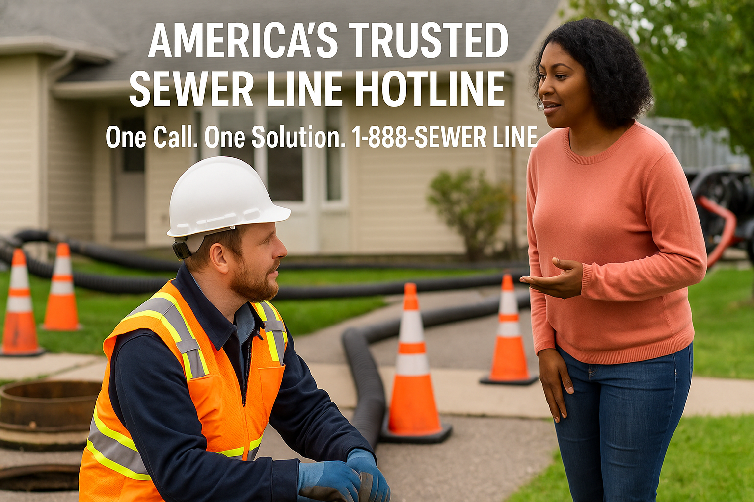 Sewer cleanout installation at a Baltimore home - The National Sewer Hotline™