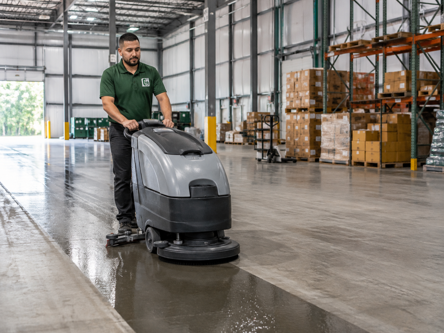 Floor Scrubbing