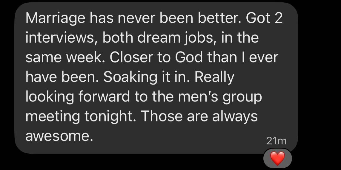 Client testimonial