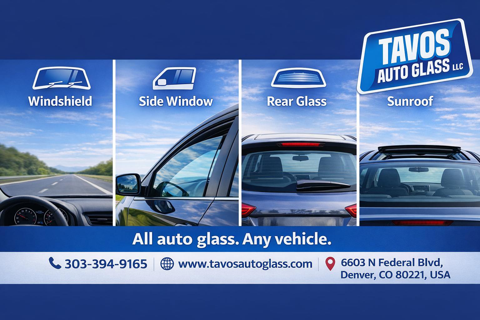 Tavos Auto Glass Auto Glass & Windshield Repair in Denver